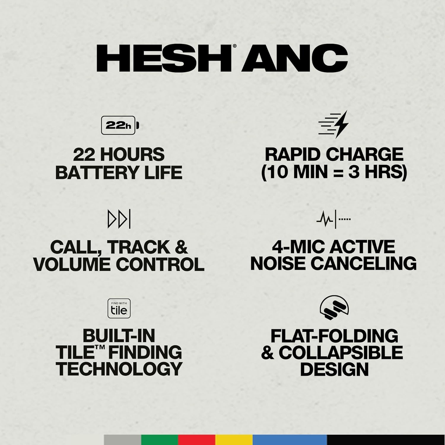 Skullcandy Hesh ANC - Black Skullcandy Hesh ANC - Black
